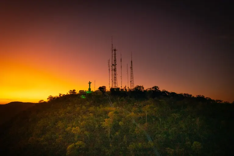 Vista panorâmica do Parque Estadual da Serra Azul